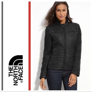 North Face “Midori” moto style puffer